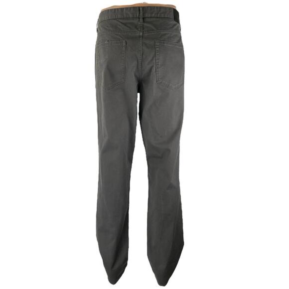 Michael Kors Men's Gray Straight Leg High Rise Chino Khaki Trousers Pants 36/34 - Picture 3 of 5